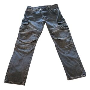 Winx Wheels Men's Ride Biker Ready Moto Pants Denim Jeans Blue (No Pads) 36x29